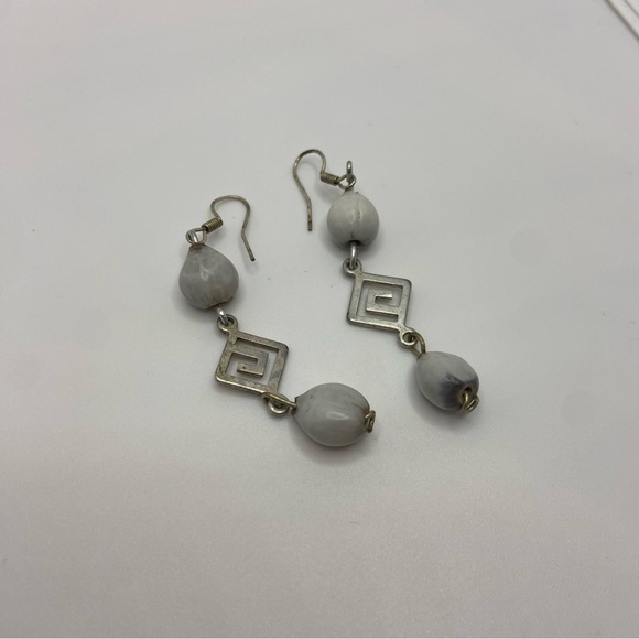 Camandula seeds handmade earrings - Picture 2 of 5